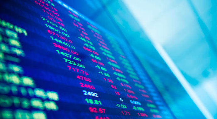 stock price board