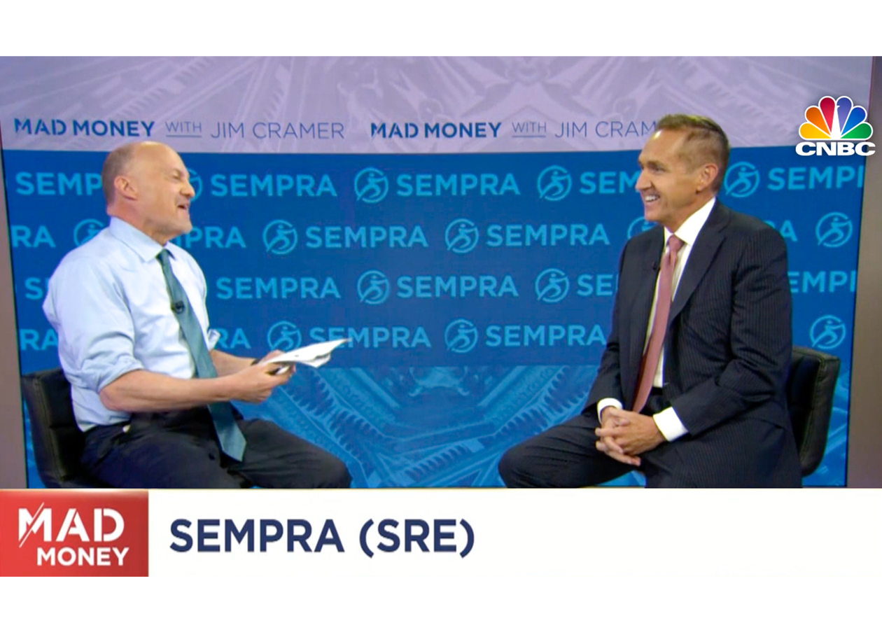 Sempra CEO Jeffrey Martin speaks with Jim Cramer