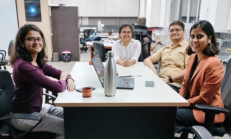 Students, including Roopmati Meena and Shruti Prajapati, who participated in the 2022 Energy Case Competition