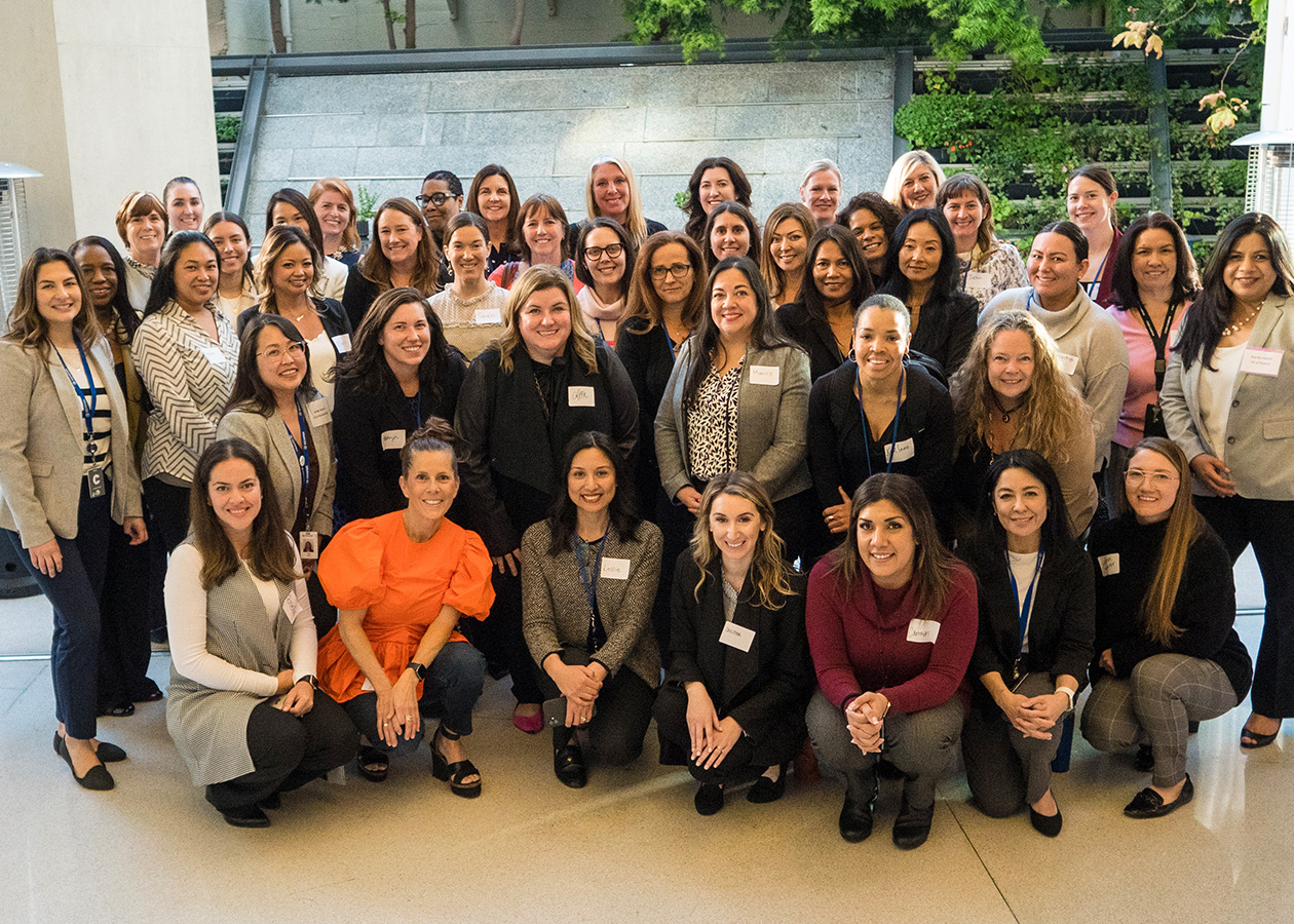 A diverse group of women