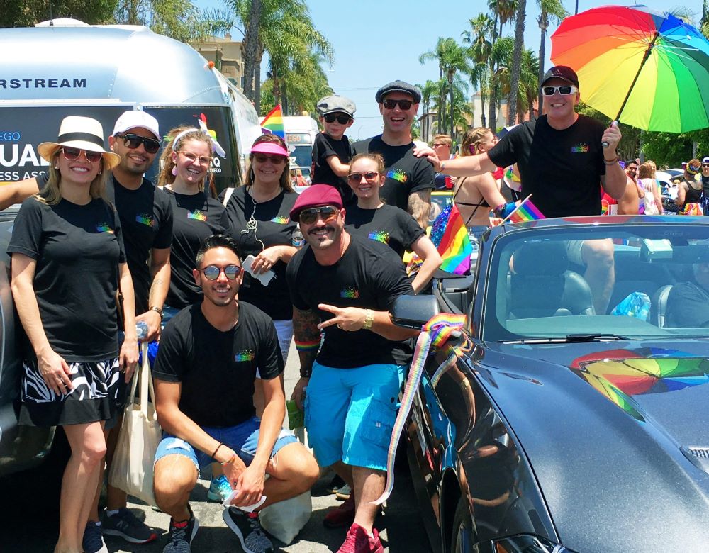 Pride Resource Partners at the San Diego Pride Parade