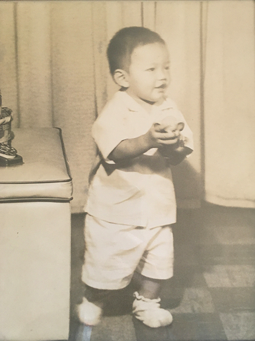 Paul Yong as a child