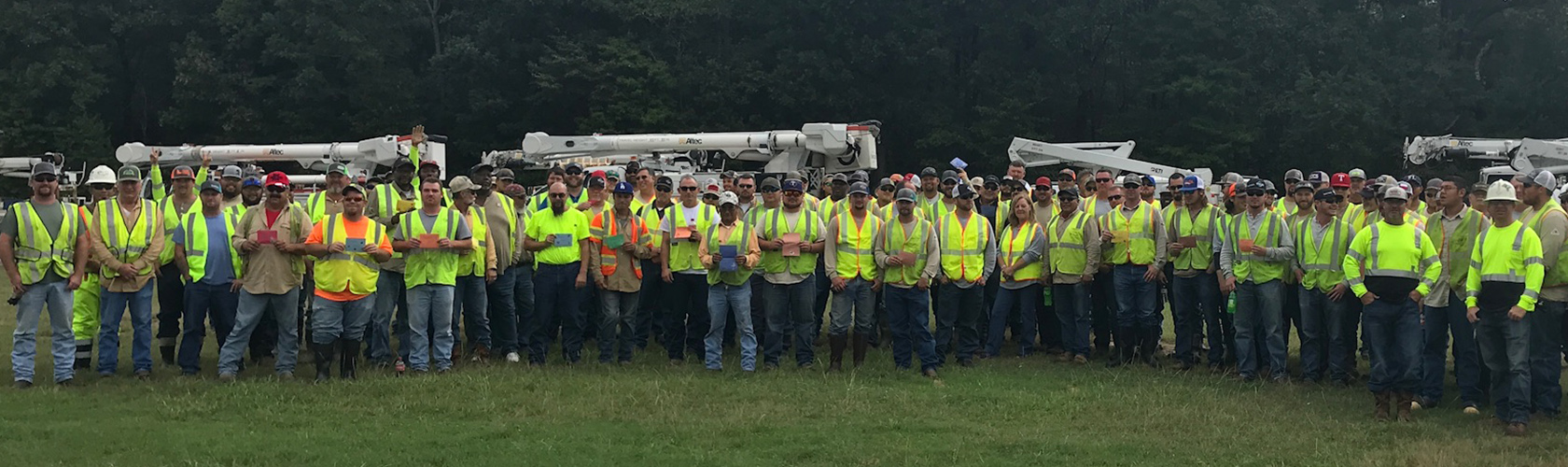 Oncor crews in North Carolina Oncor crews in North Carolina