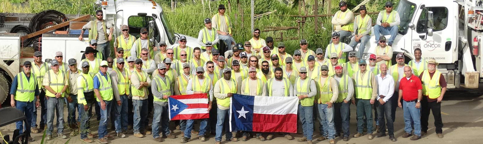 Oncor employees in Puerto Rico Oncor employees in Puerto Rico