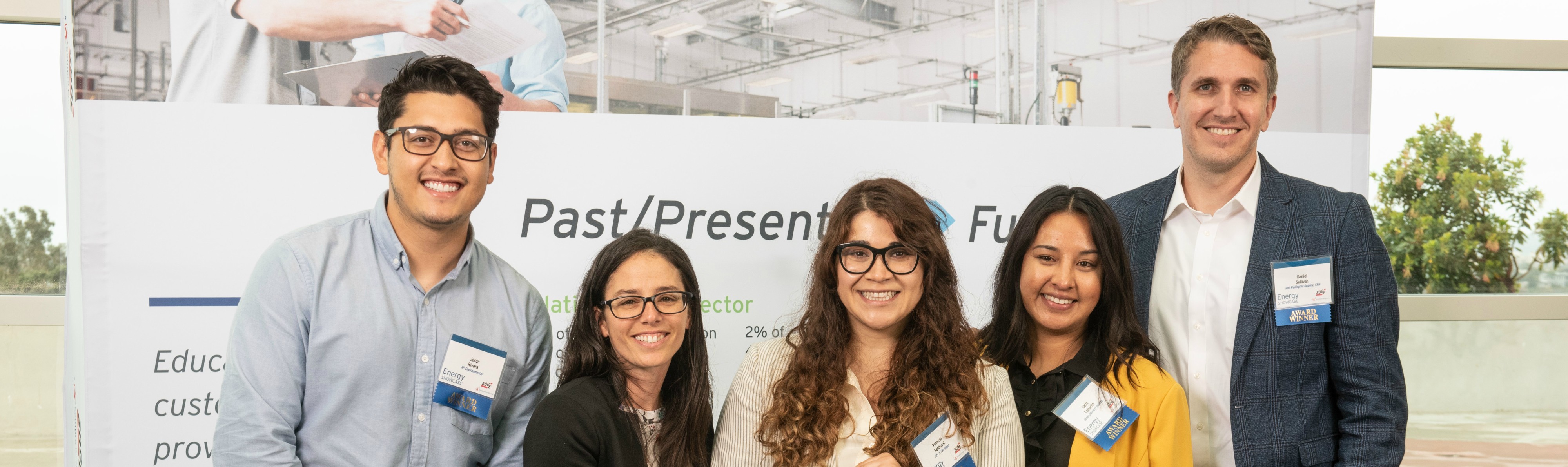 Team members of the Ocean Discovery Institute, one of the Energy Showcase award winners. Team members of the Ocean Discovery Institute, one of the Energy Showcase award winners.