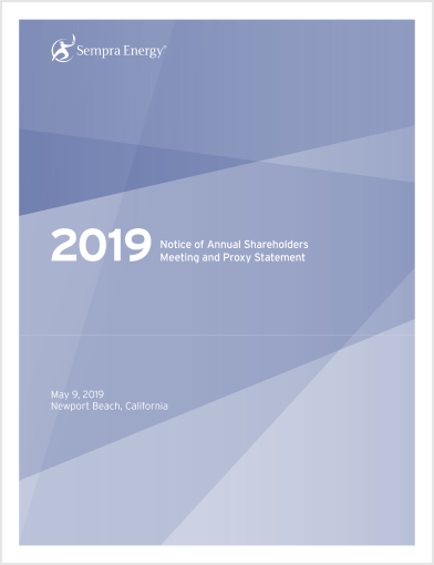 Download the 2019 Notice of Annual Shareholders Meeting and Proxy Statement